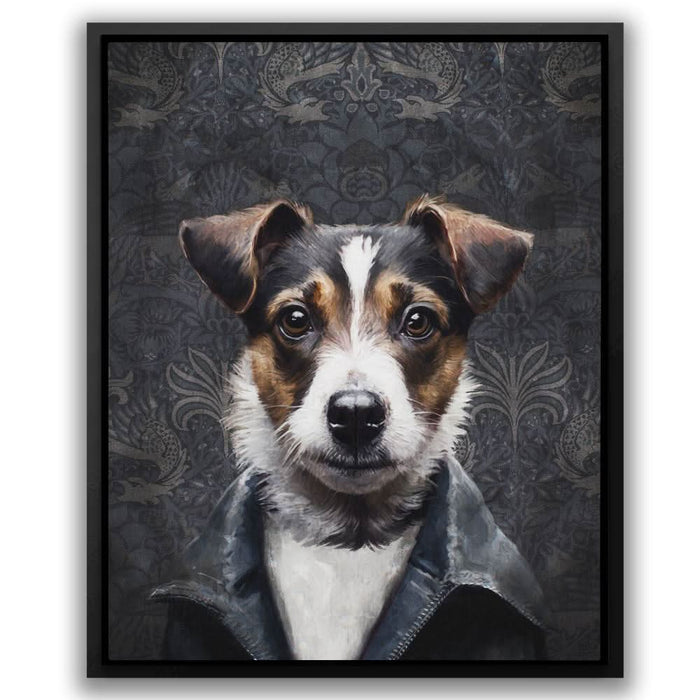Stylish Doggy - Dog Canvas Print