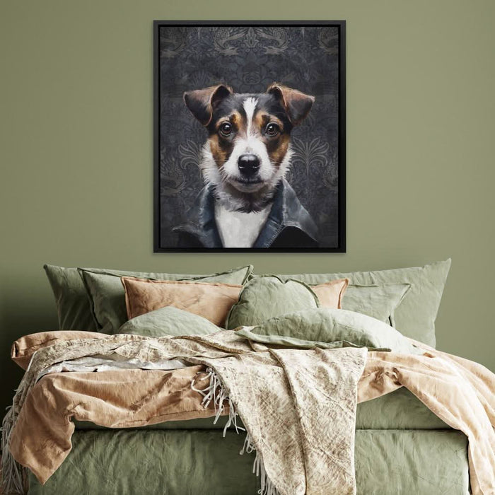 Stylish Doggy - Pop Art Canvas Wall Art