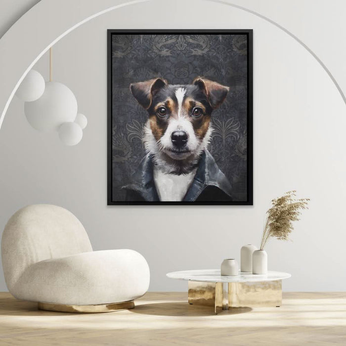 Stylish Doggy - Large Modern Canvas Print