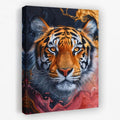 Subtle Tiger - Animals Canvas Wall Art