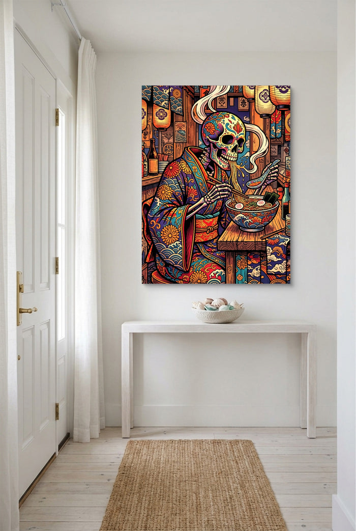 Sugar Skull Ramen — sugar skull ramen p small room with table 1port flush print