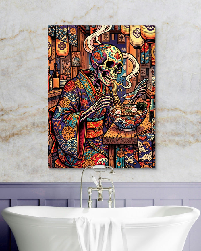 Sugar Skull Ramen - Luxury Wall Art
