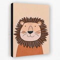 Sundown Lion - Animals Canvas Wall Art