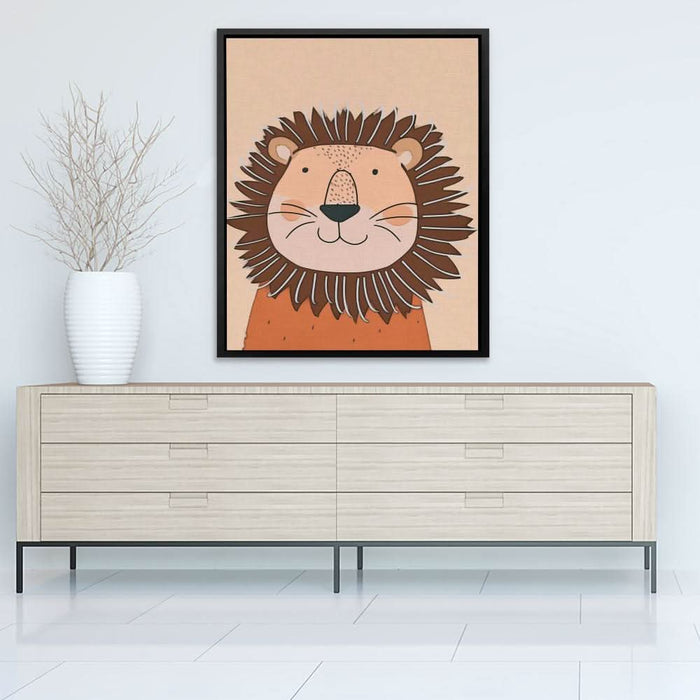 Sundown Lion - Large Canvas Print