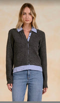Sweater/Blouse Button Up Top