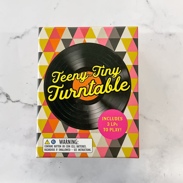 Teeny-Tiny Turntable: Includes 3 Mini-LPs to Play! - Lyla's: Clothing & Gifts - Online and Rockwall Texas Boutique