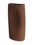 terra forge textured column vase