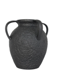 TerraForge Onyx Double Handle Vase Large