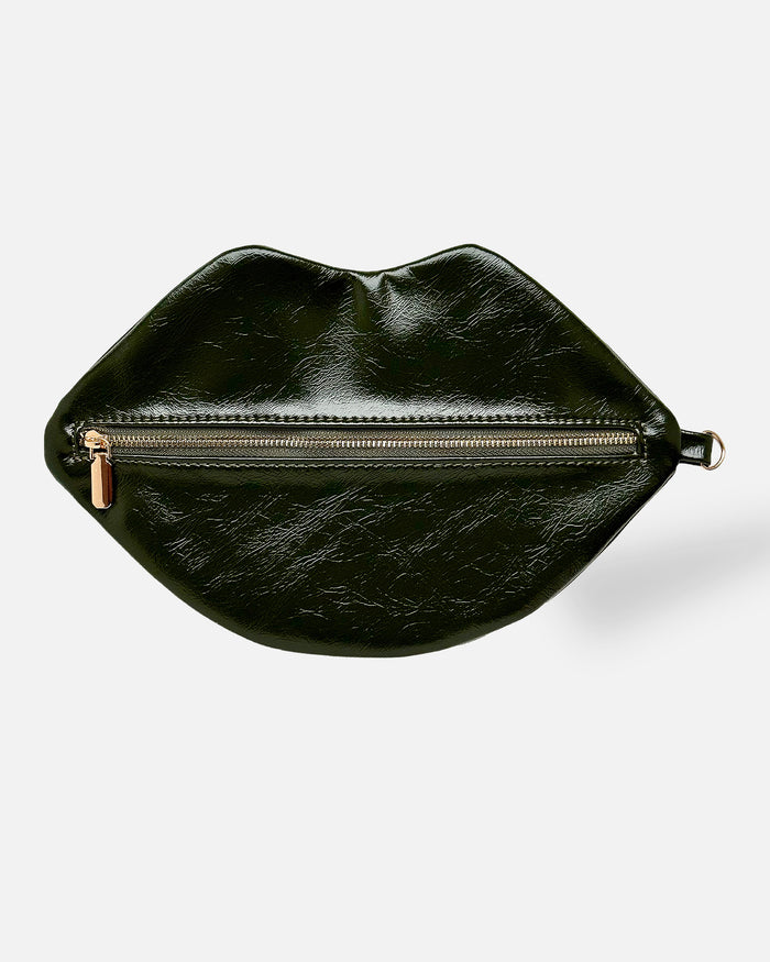 The Blake Lip-Shaped Makeup Pouch by David Stesner ArtHouse — red white makeup, additional detail
