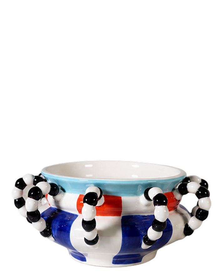 The Cirque Moderne Collection-Harlequin Krater Bowl