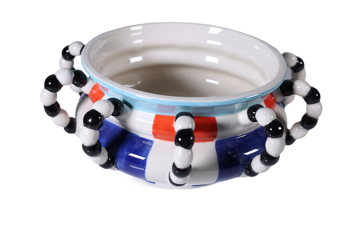 The Cirque Moderne Collection-Harlequin Krater Bowl