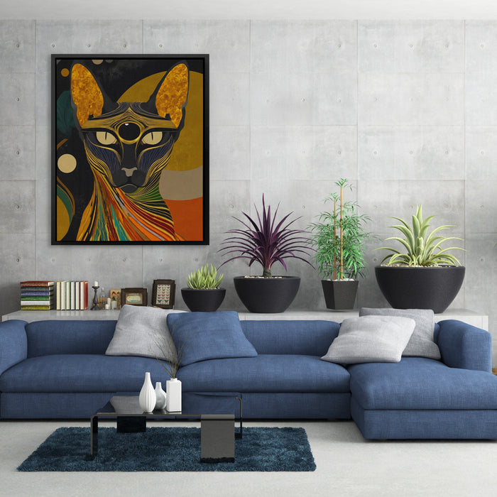 Third Eye Cat - Luxury Wall Art