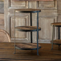 Three tiered rustic stand