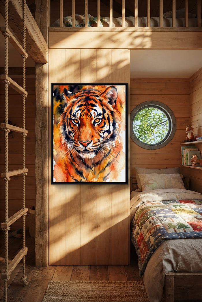 Tiger Burning Bright - Luxury Wall Art
