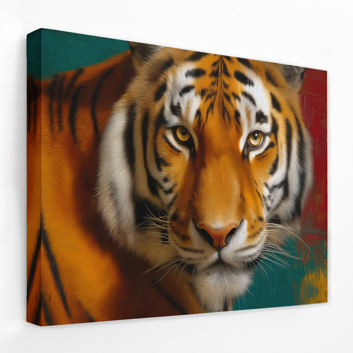 Tiger in Flames - Luxury Wall Art