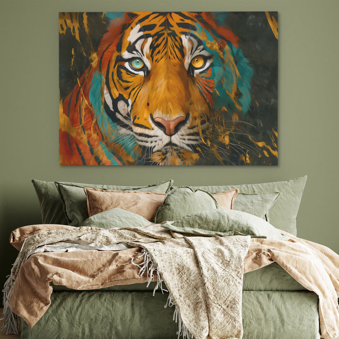 Tigers Dual Fire - Luxury Wall Art