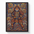Tiger's Eye Guardian — tiger's eye guardian white studio framed black