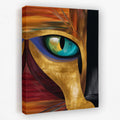 Turquoise Flame Watcher - Luxury Wall Art