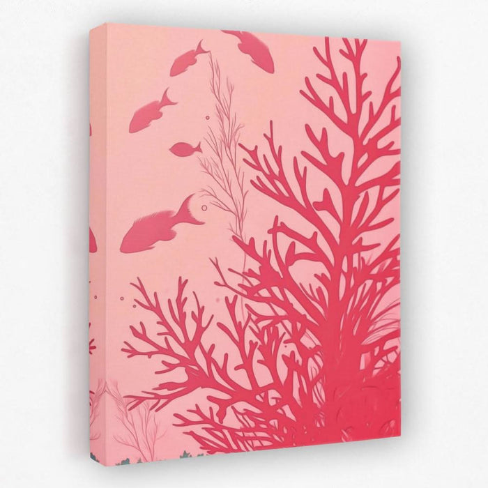 Underwater Serenade - Beach House Canvas Wall Art