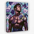 Violet Reverie - African American Canvas Wall Art