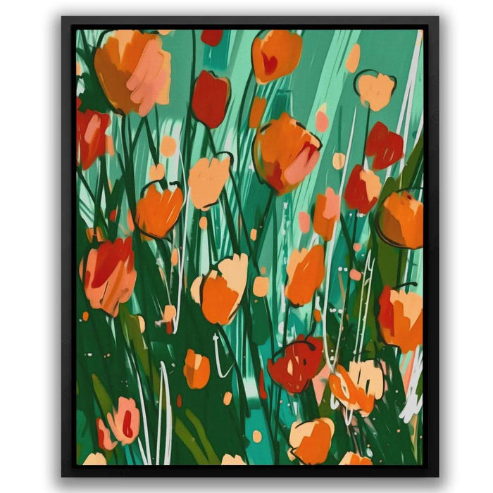 Warm Abstractions - Floral Art for Creative Studio
