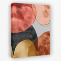 Warm Toned Abstract - Entryway Canvas Wall Art