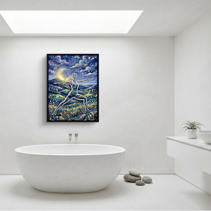 Warrior Golden Night — warrior golden night sq minimalist bathroom 1port framed black
