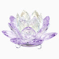 WATERLILY CANDLEHOLDER , VIOLET