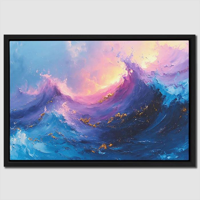 Waves in a Sunset - Luxury Wall Art