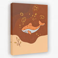 Whale of the Tropics - Coastal Canvas Wall Art