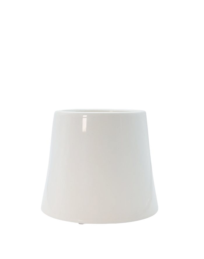 White Ceramic Small Vase