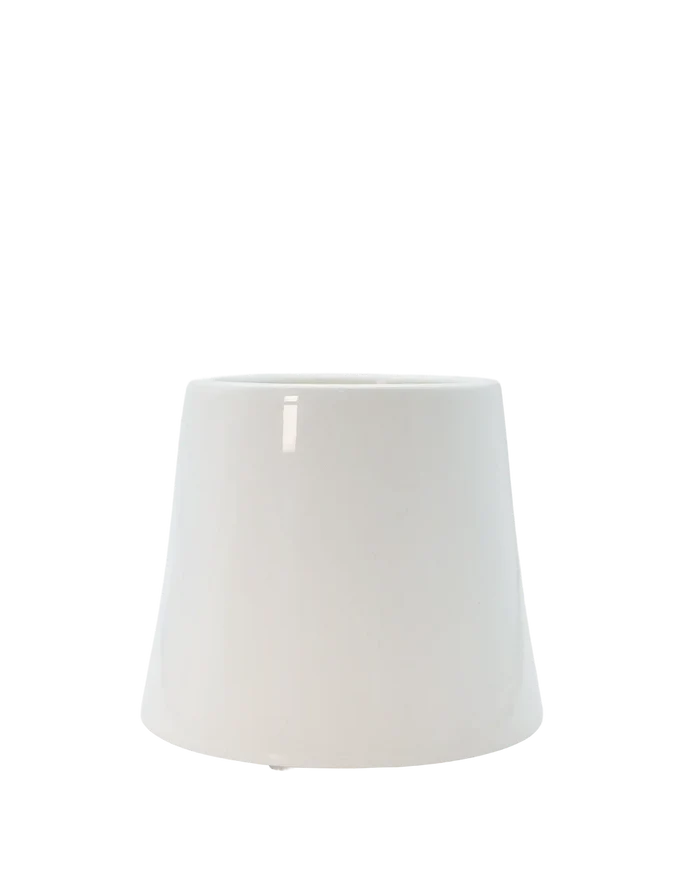 White Ceramic Small Vase