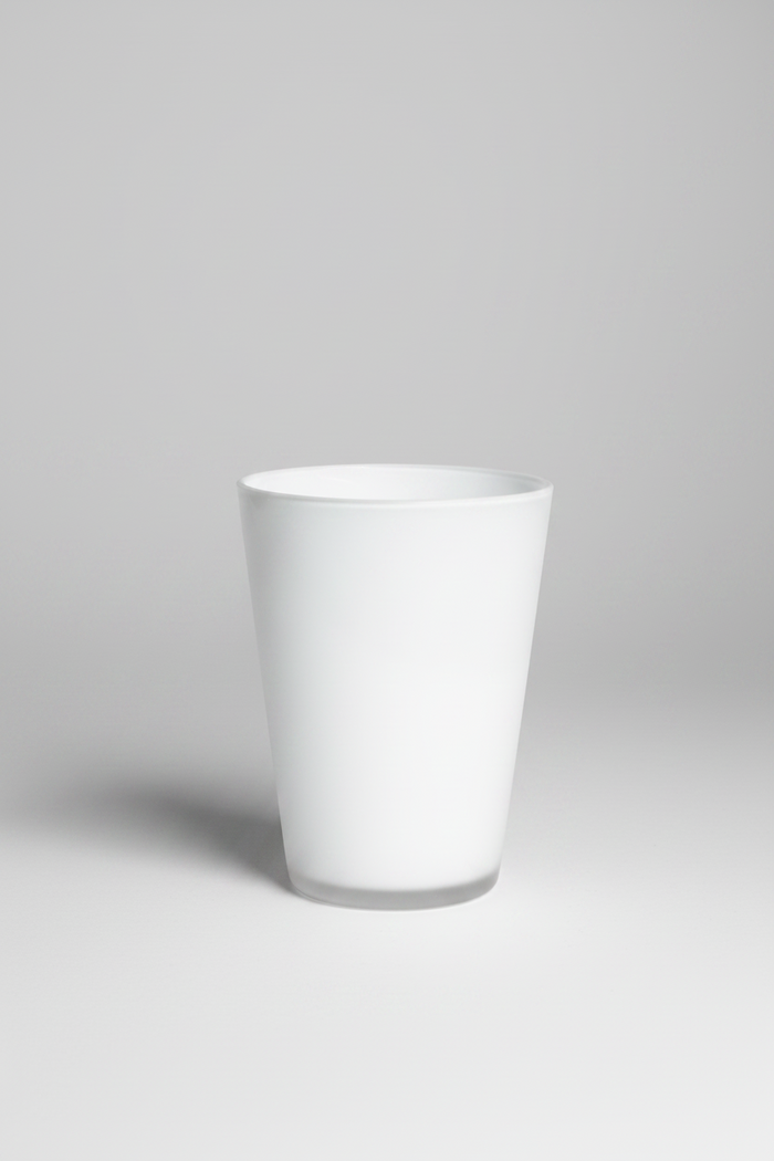 White Cylinder Cup