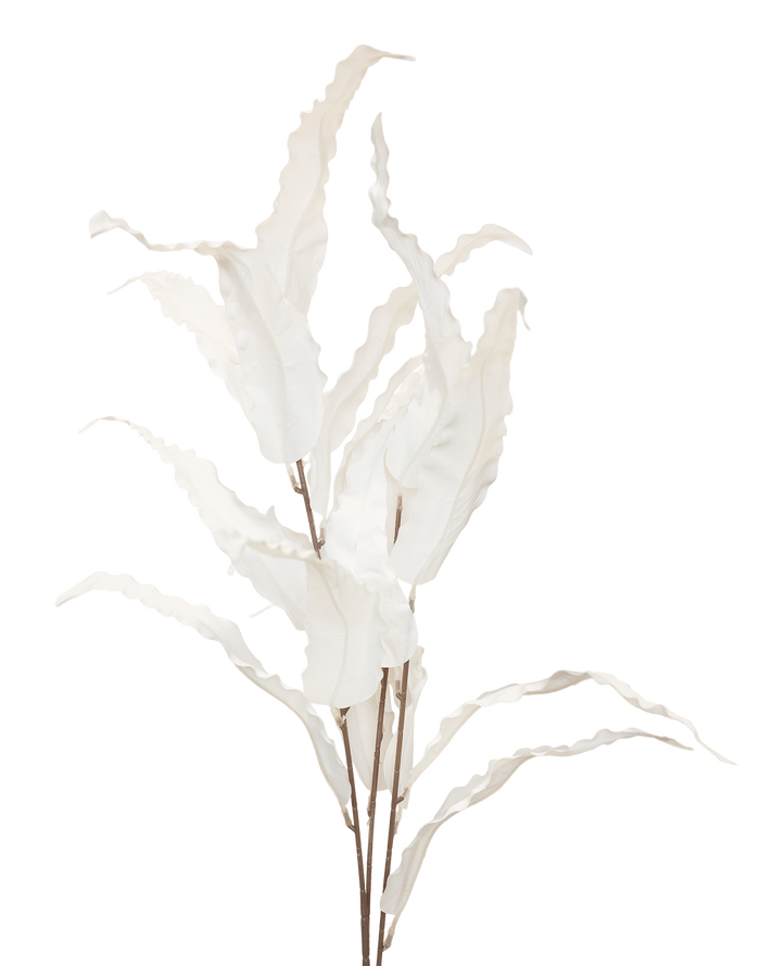 White Decorative Leaves