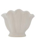 White Shell Vase - Large