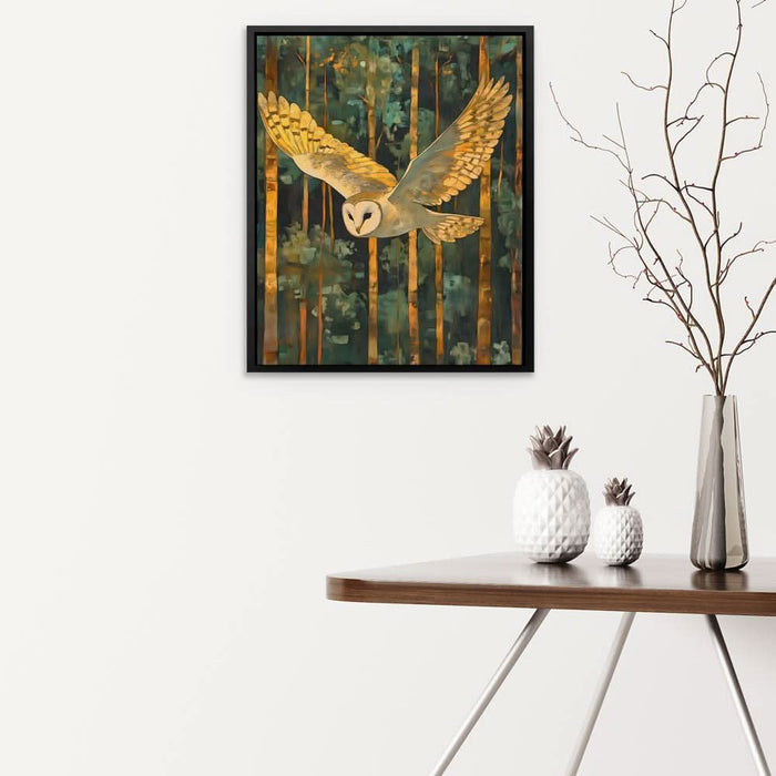 Wings of the Night - Wall Art in Black Frame