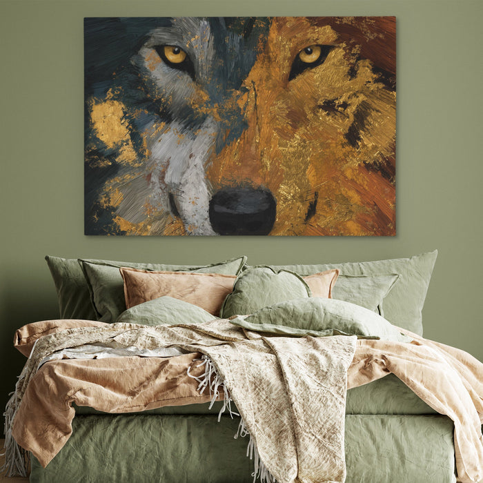 Wolfs Copper Territory - Luxury Wall Art