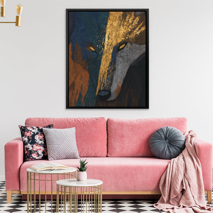 Wolfs Fractured Spirit - Luxury Wall Art