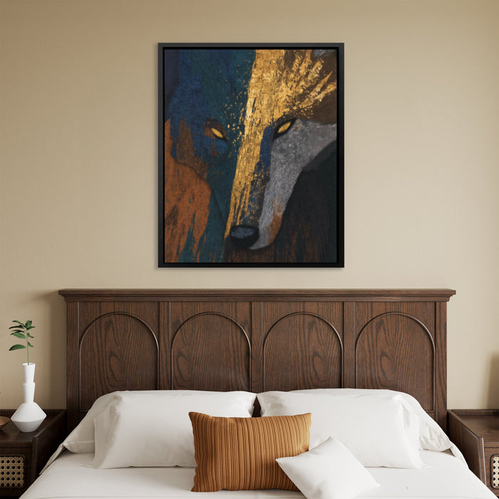Wolfs Fractured Spirit - Luxury Wall Art