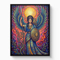 Woman's Mythic Stand - Luxury Wall Art