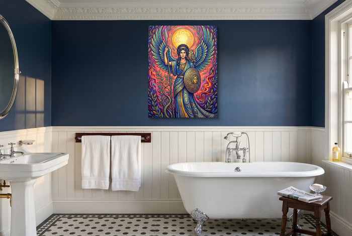 Woman's Mythic Stand - Luxury Wall Art