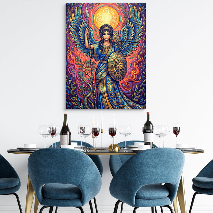 Woman's Mythic Stand - Luxury Wall Art
