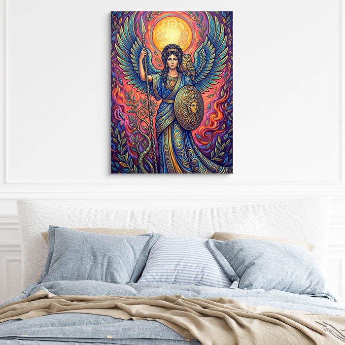 Woman's Mythic Stand - Luxury Wall Art