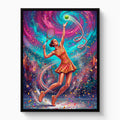 Woman's Tennis Serve - Luxury Wall Art