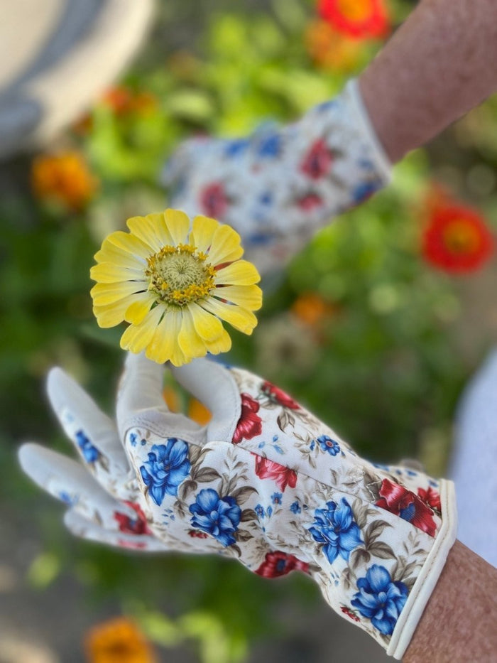 Women's Floral Gardening and Project Gloves "The Caroline" - Ed's Plant Shop