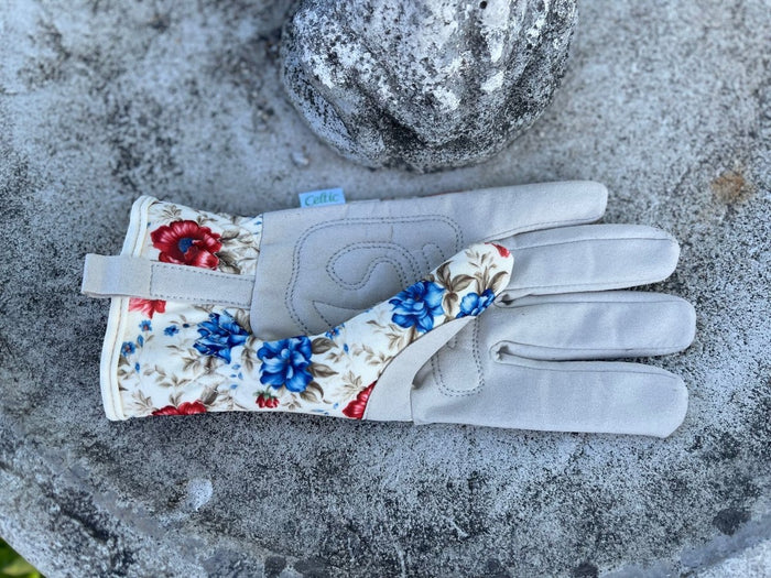 Women's Floral Gardening and Project Gloves "The Caroline" - Ed's Plant Shop