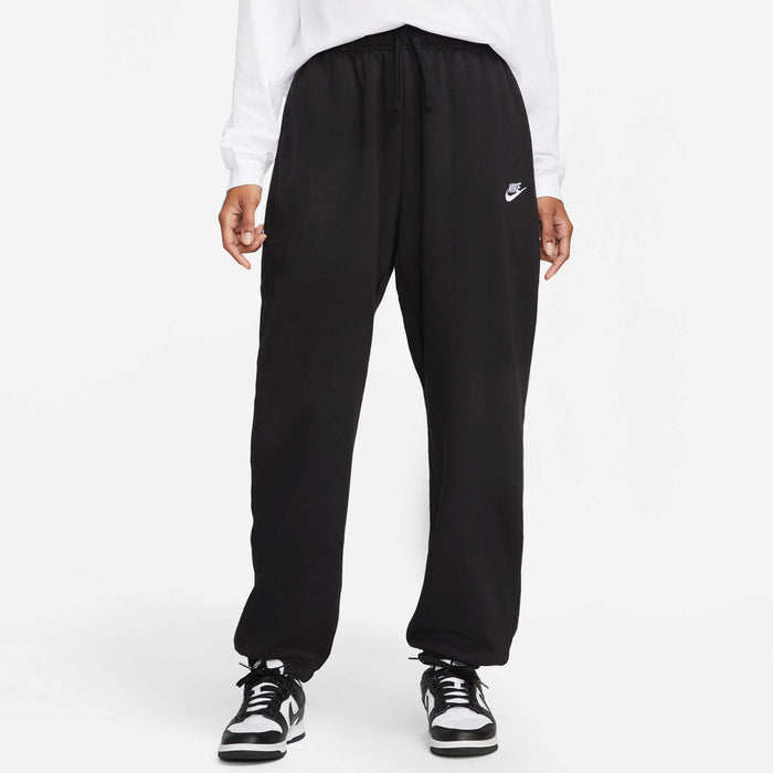 Women's Sportswear Club Fleece Mid-Rise Oversized Sweatpants, Black - SV SPORTS