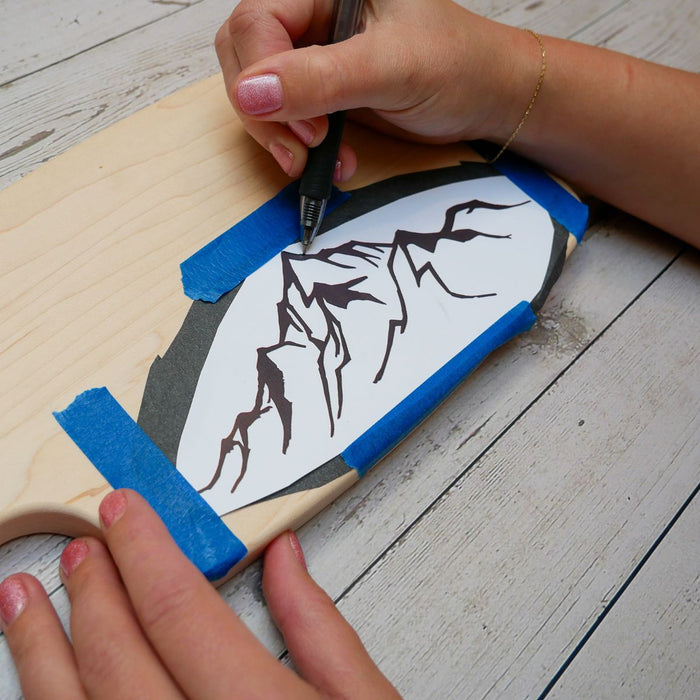 Wood Burned Cutting Board Kit - Ed's Plant Shop
