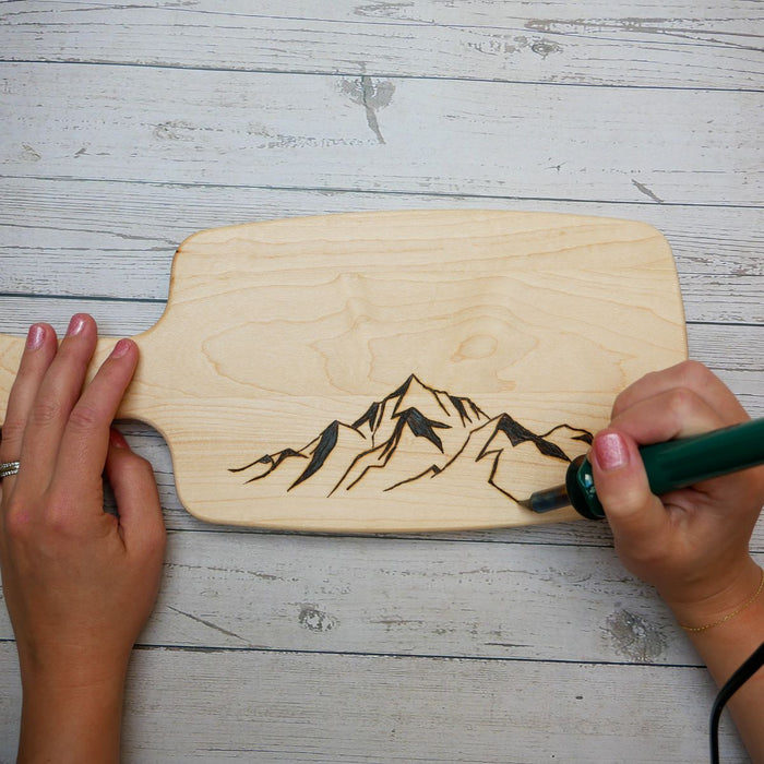 Wood Burned Cutting Board Kit - Ed's Plant Shop