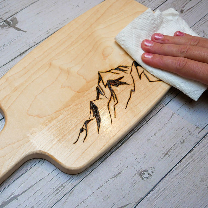 Wood Burned Cutting Board Kit - Ed's Plant Shop